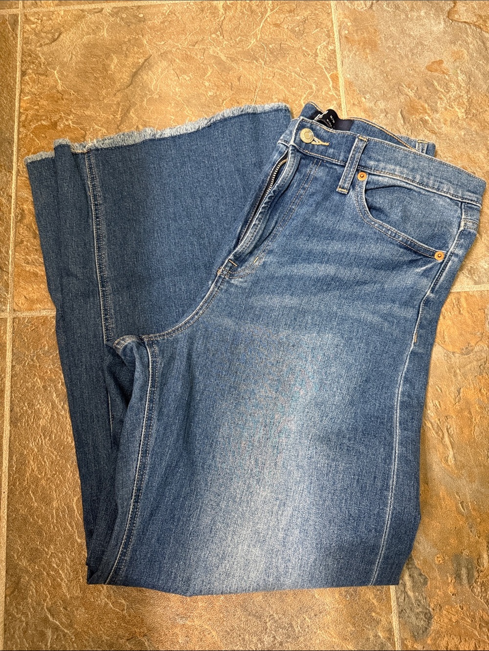 GAP high rise wide leg jeans